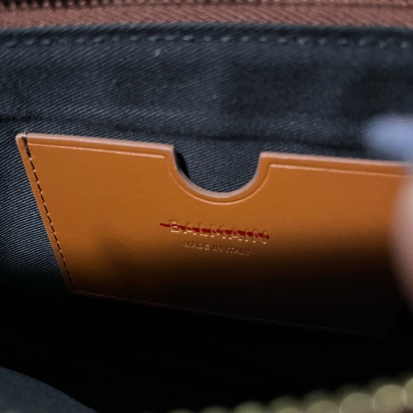 Balmain B-Army Canvas Pouch-On-Chain Beige - Picture 12 of 16